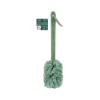 EcoTools Sea Gems EcoPouf Bath Brush, Gentle Exfoliating Body Scrubber for Shower Cleansing & Smoothing, Recycled Netting Loofah with Long Handle, Vegan & Cruelty-Free, 1 Count