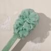 EcoTools Sea Gems EcoPouf Bath Brush, Gentle Exfoliating Body Scrubber for Shower Cleansing & Smoothing, Recycled Netting Loofah with Long Handle, Vegan & Cruelty-Free, 1 Count
